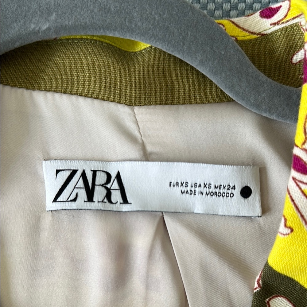 Zara Women's Multicolor Patterned Jacket - image 6